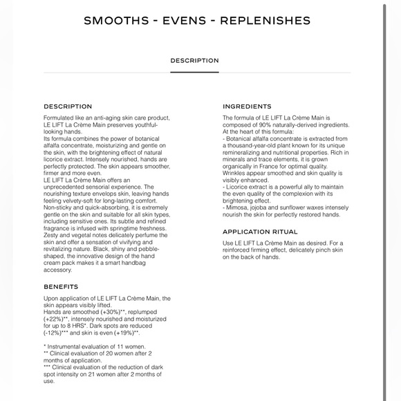 BNIB Chanel Le Lift Hand Cream 50 ml - Picture 16 of 16